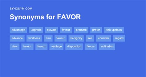 favor synonym|Favor Synonyms & Antonyms .